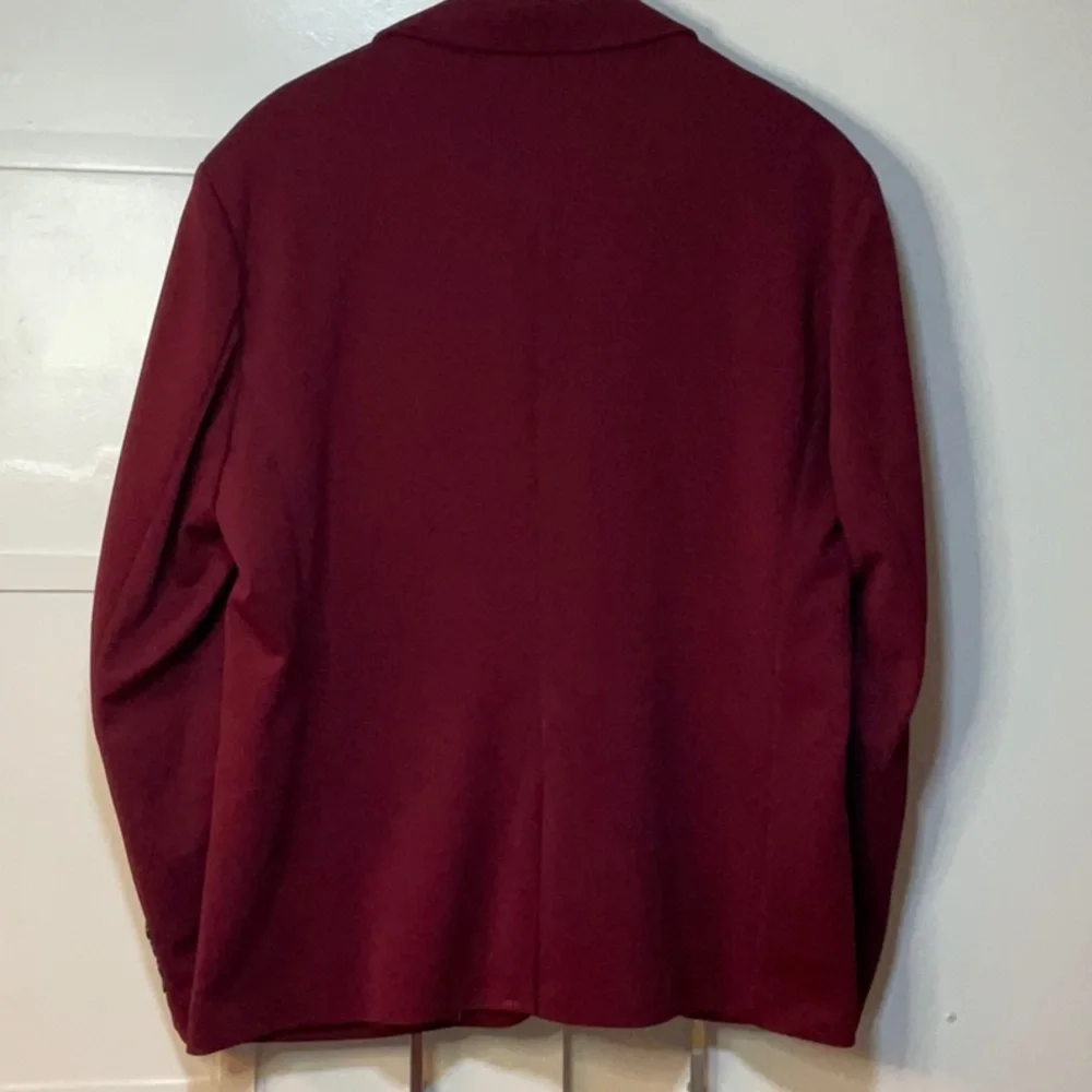 Men's Cranberry Colored Blazer (NWOT) - Picture 7 of 7
